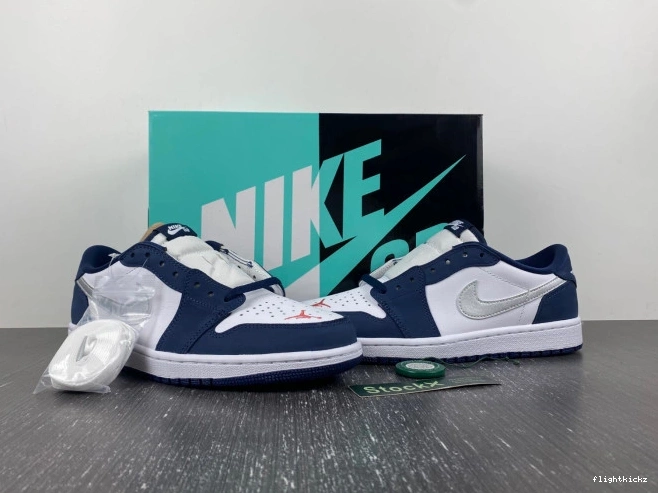 Navy Midnight SB Jordan 1 CJ7891-400 Low 1007